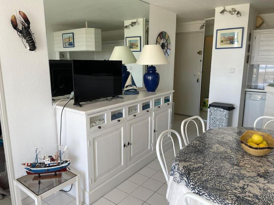Port Leucate : Superbe Appartement Pleine Vue Mer Bagian luar foto
