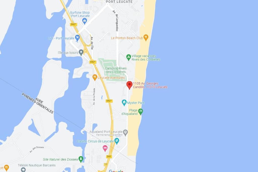 Port Leucate : Superbe Appartement Pleine Vue Mer Bagian luar foto