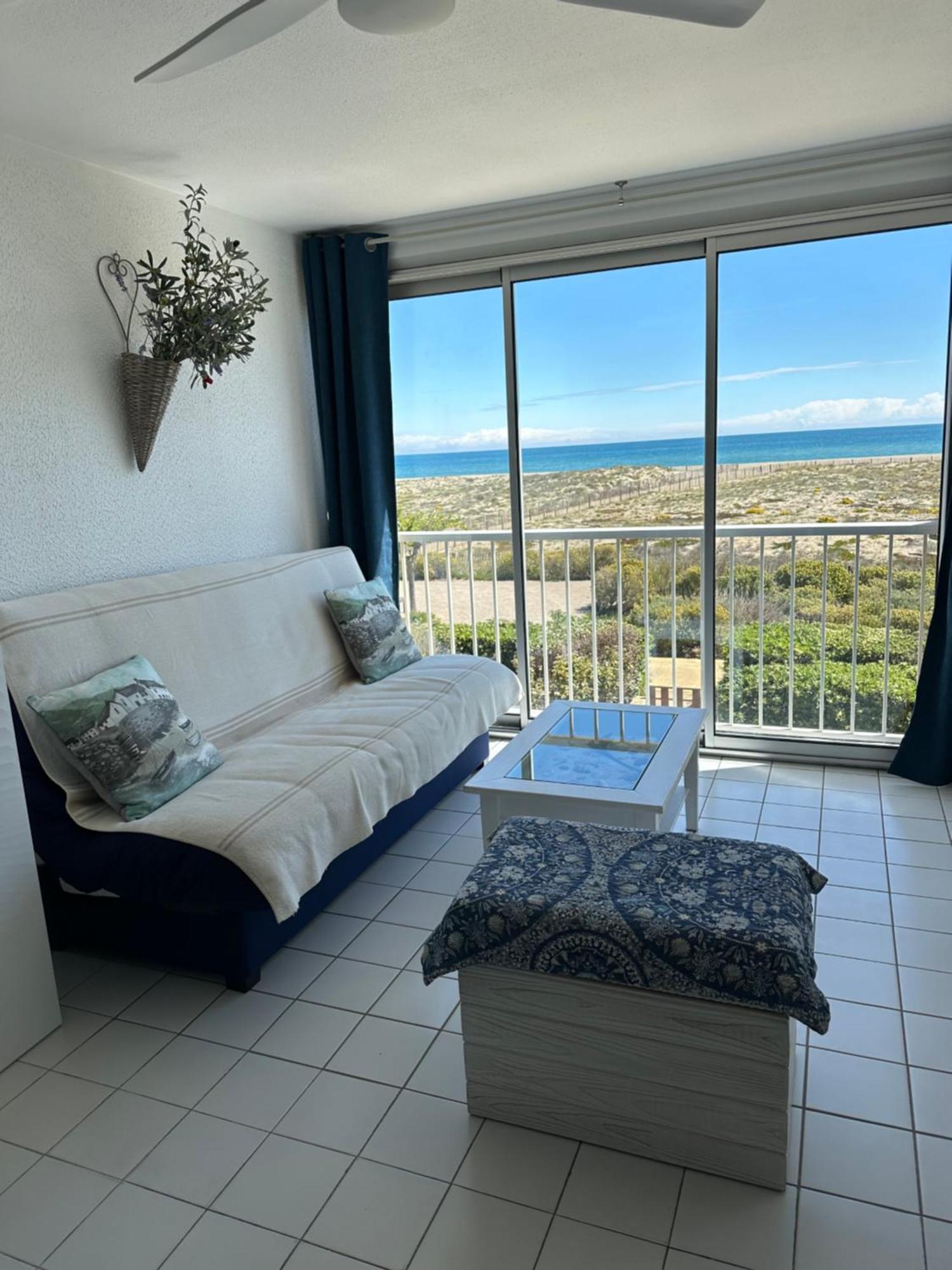 Port Leucate : Superbe Appartement Pleine Vue Mer Bagian luar foto