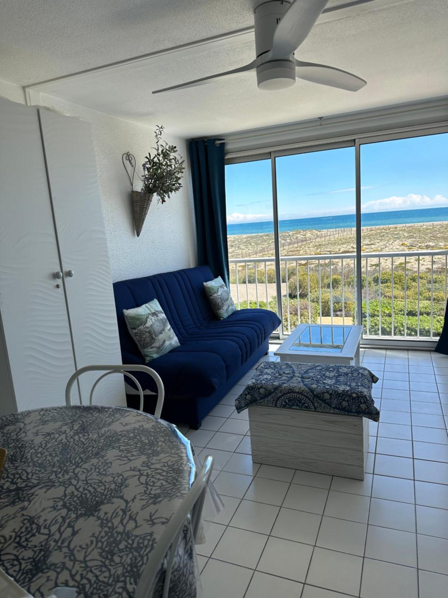 Port Leucate : Superbe Appartement Pleine Vue Mer Bagian luar foto