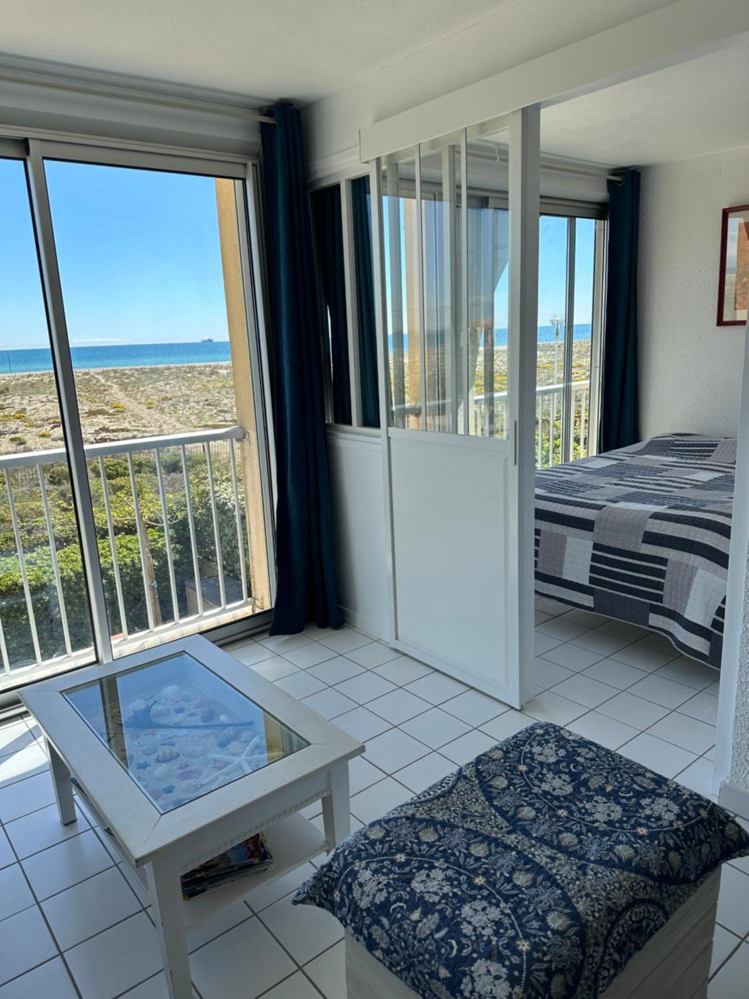 Port Leucate : Superbe Appartement Pleine Vue Mer Bagian luar foto